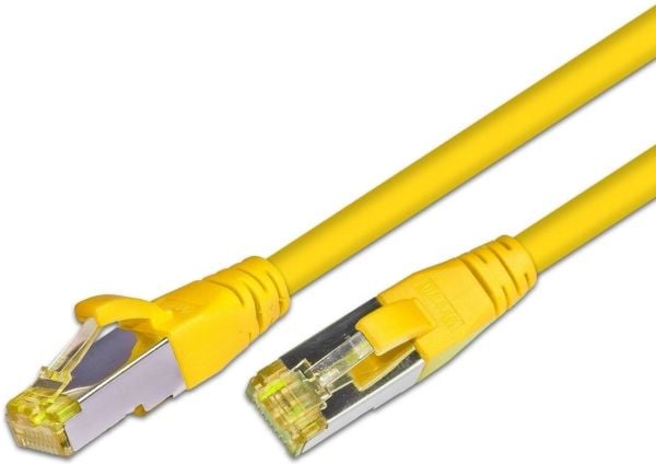 Wirewin S/FTP CAT6A 1.5m, 1,5 m, Cat6a, S/FTP (S-STP), RJ-45, RJ-45, Gult