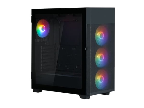 Zalman S5 Neo Juodas ATX, FRGB Fan x4