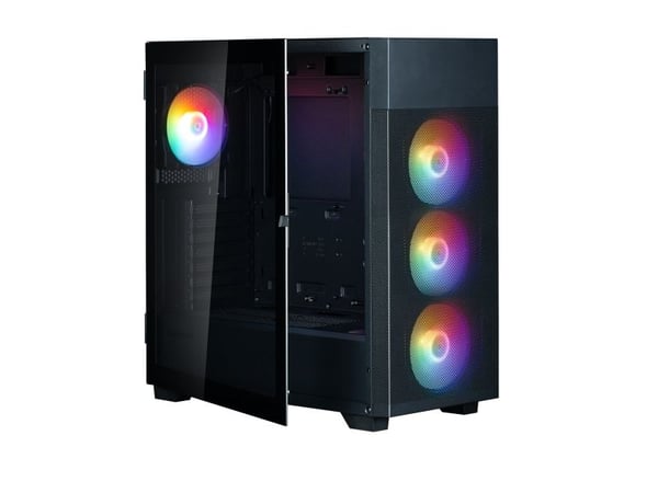 Zalman S5 Neo Juodas ATX, FRGB Fan x4
