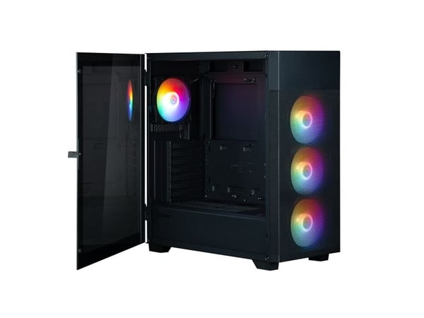 Zalman S5 Neo Juodas ATX, FRGB Fan x4
