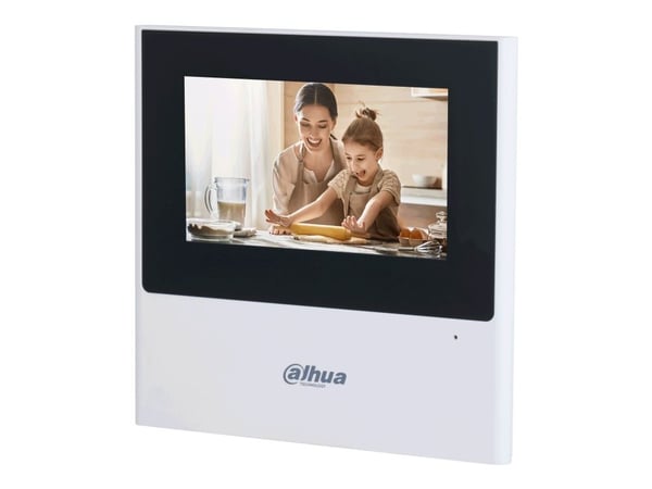 Dahua IP Lite Series VTH2611L-WP - IP intercom station monitor - Wi-Fi, indoor - kabelansluten - 802.11a/b/g/n - 2.4 Ghz - 10/100 Ethernet