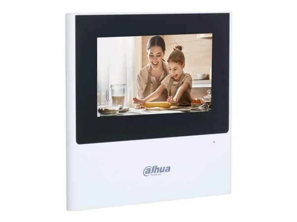Dahua IP Lite Series VTH2611L-WP - IP intercom station monitor - Wi-Fi, indoor - kabelansluten - 802.11a/b/g/n - 2.4 Ghz - 10/100 Ethernet