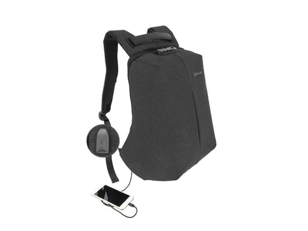 Tellur 15.6" notebook-ryggsekk antityveri V2, USB-port, svart