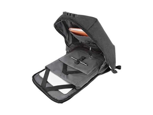 Tellur 15.6" notebook-ryggsekk antityveri V2, USB-port, svart
