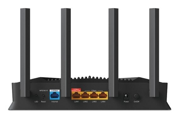 TP-Link Archer GE230, Wi-Fi 7 (802.11be), Dobbelbånd (2.4 GHz / 5 GHz), Ethernet/bredbåndsforbindelse