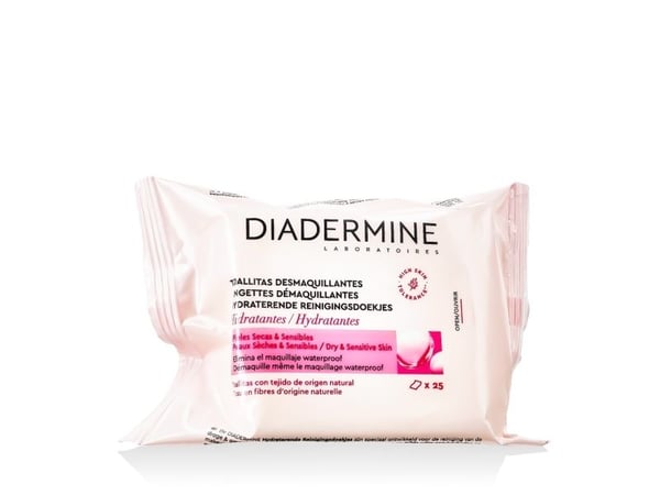 Diadermine Cleansing Towels Hydrating rensetørker 25 stk