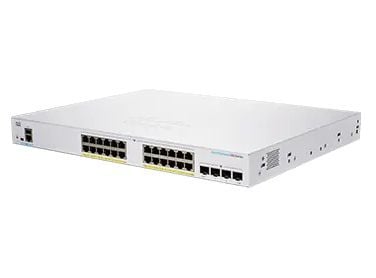 Cisco CBS250-24FP4XEU-RF, Hallittu, L2/L3, Gigabit Ethernet (10/100/1000), telineasennusjärjestelmä