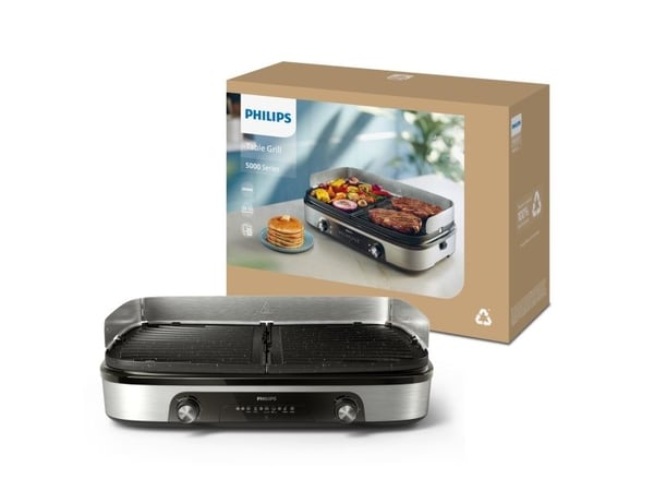 Philips 5000-serien HD6222 - Grill - elektrisk - 1400 cm2