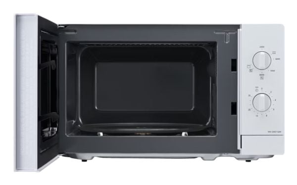 Panasonic NN-GM21QWEPG - Mikrobølgeovn med grill - 20 liter - 800 W - hvit