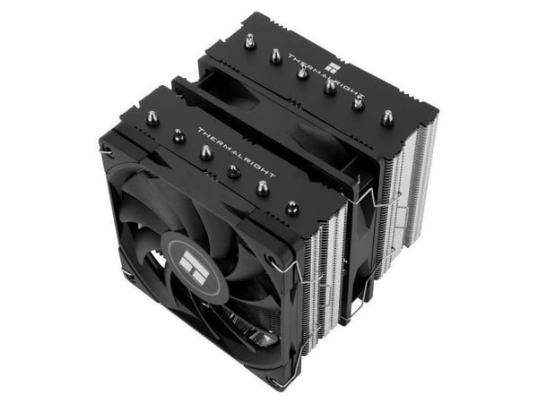 Thermalright Royal knight 120 SE, Luftkjøler, 12 cm, 1500 RPM, Sort, Sølv