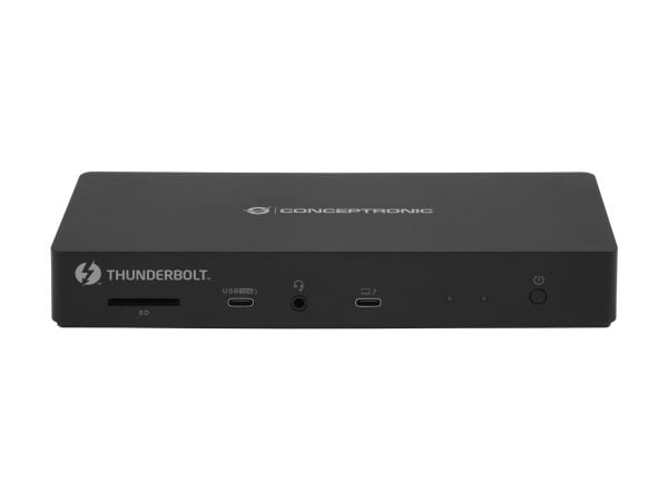 Conceptronic DONN30B, Koblet med ledninger (ikke trådløs), Thunderbolt 4, 96 W, 3,5 mm, 10,100,1000,2000,2500 Mbit/s, IEEE 802.3bz