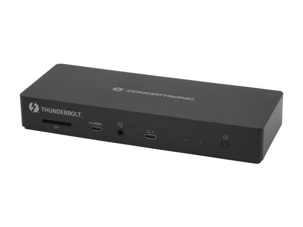 Conceptronic DONN30B, Koblet med ledninger (ikke trådløs), Thunderbolt 4, 96 W, 3,5 mm, 10,100,1000,2000,2500 Mbit/s, IEEE 802.3bz
