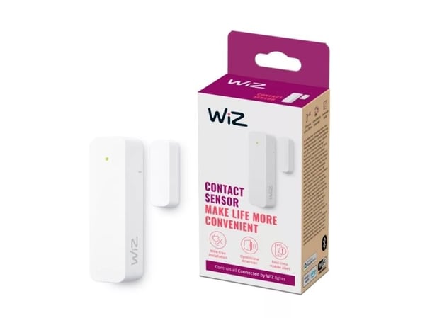 WiZ Contact Sensor – Home Monitoring, Home Automation, Real-Time Alerts, Light Alarms, Easy Setup, Home Security, Notifications, App Control, Conne...