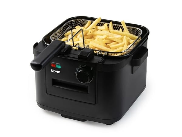 Domo DO545FR, Varmluftsfrityr, 4 l, 1 kg, 130 °C, 190 °C, Single/enkelt