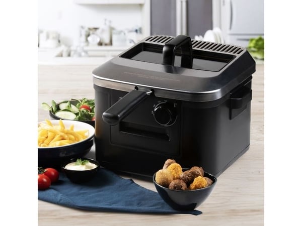 Domo DO545FR, Varmluftsfrityr, 4 l, 1 kg, 130 °C, 190 °C, Single/enkelt