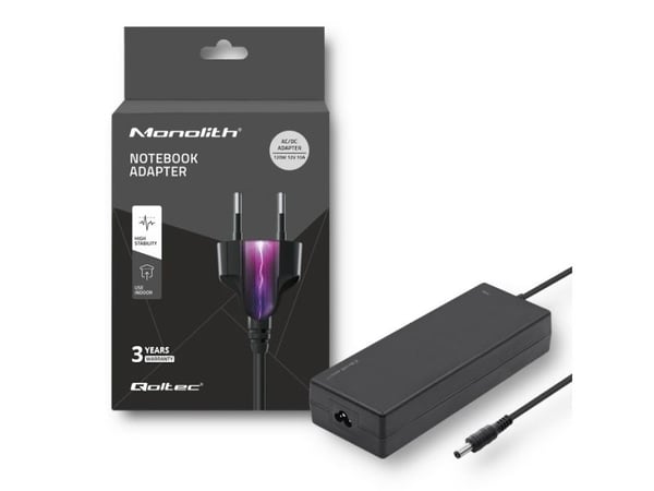Qoltec Monolith - Strømadapter - AC 220-240 V - 120 watt