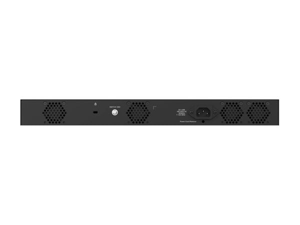 D-Link DMS 1250-28P - Kytkin - L2+ - älykäs - 24 x 10/100/1000/2.5G (PoE+) + 4 x 10 Gigabit SFP+ - pöytätietokone - PoE+ (475 W) - PoE+ (475 W)