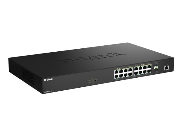 D-Link DMS-1250-18P/E, Administreret, L2, 2.5G Ethernet (100/1000/2500), Strøm over Ethernet (PoE), Stativ-montering