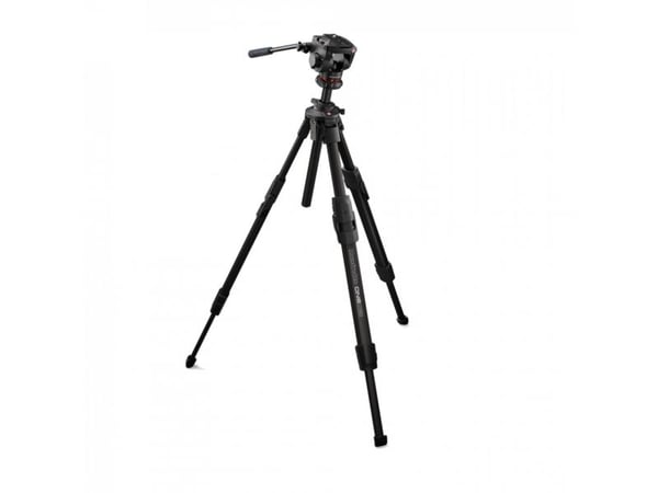 Manfrotto ONE Alu with 500X Fluid head, 3 ben, Sort, 181 cm, 4,77 kg