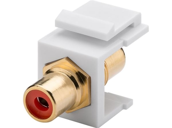 Goobay 79669 - Flat - Rød - Hvit - RCA - RCA - Kvinne - Kvinne (79669)