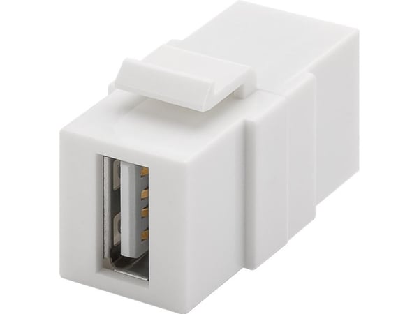 Goobay 79909 - Flat - Hvit - USB A - USB A - Hun - Hun (79909)