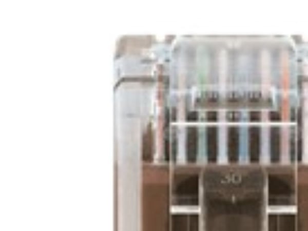 goobay - Nettverkskabel - RJ-45 (hann) til RJ-45 (hann) - 3 m - UTP - CAT 6 - formstøpt, flat - brun
