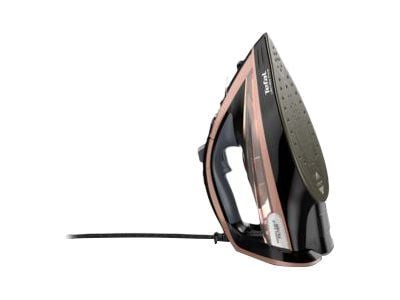 Tefal Ultimate Pure FV9845E0 - Dampstrykejern med automatisk slukking - såleplate: Durilium AirGlide Autoclean - 3200 W - blush d'été
