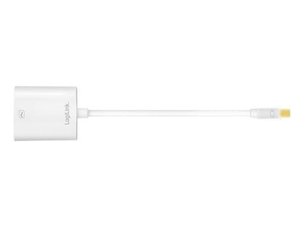 LogiLink - Displayadapter - Mini DisplayPort (hann) til DVI-I (hunn) - 9 cm