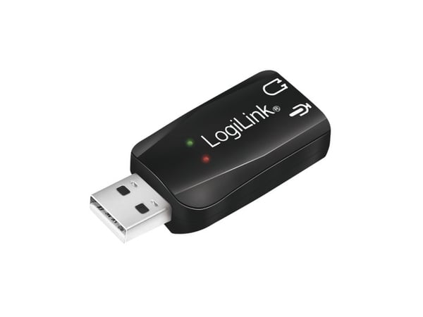 LogiLink USB Soundcard with Virtual 3D Soundeffects - Lydkort - stereo - USB 2.0