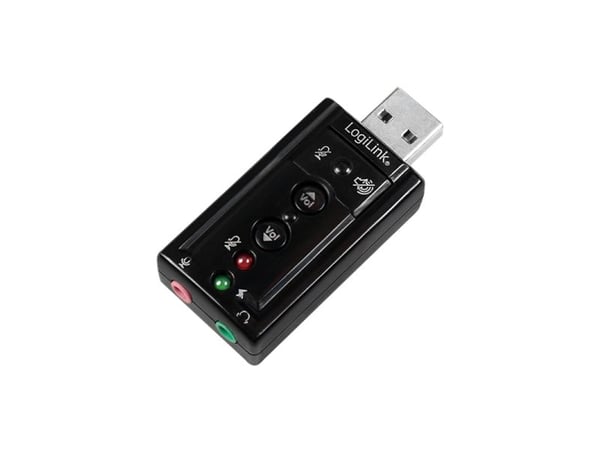 LogiLink USB Soundcard with Virtual 7.1 Soundeffects - Lydkort - USB 2.0