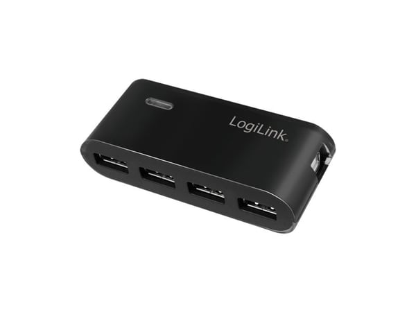LogiLink USB 2.0 Hub 4-Port - Hub - 4 x USB 2.0 - stasjonær