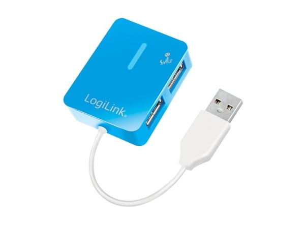 LogiLink Smile USB2.0 4-Port Hub - Hub - 4 x USB 2.0