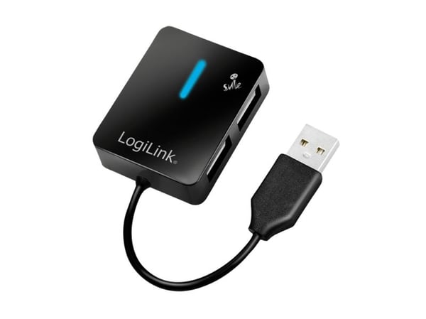 LogiLink Smile USB2.0 4-Port Hub - Hub - 4 x USB 2.0