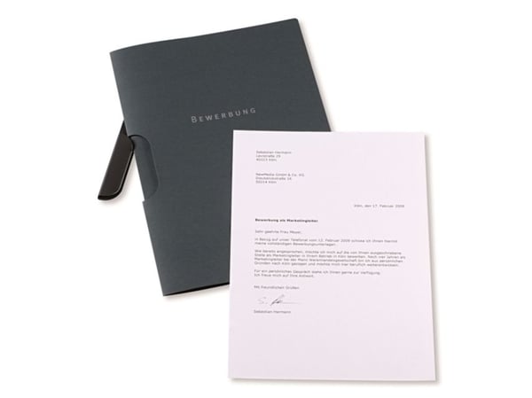 Elba 100421007, Project folder, A4, Kartong, Antrasitt, Portrett, 320 g/m²
