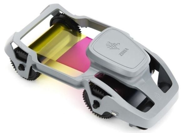 Zebra - YMCKO - skriverbånd - for Zebra ZC100, ZC300