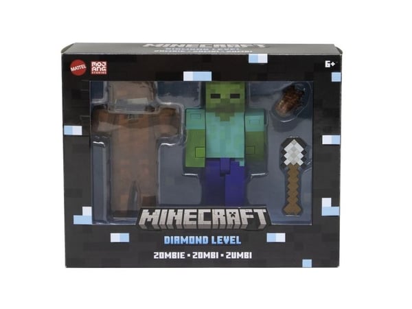 Minecraft Zombie PÅ DIAMANTNIVÅ, 6 År, Multifärg, Plast