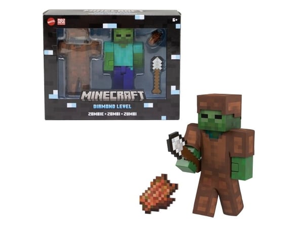 Minecraft Zombie PÅ DIAMANTNIVÅ, 6 År, Multifärg, Plast