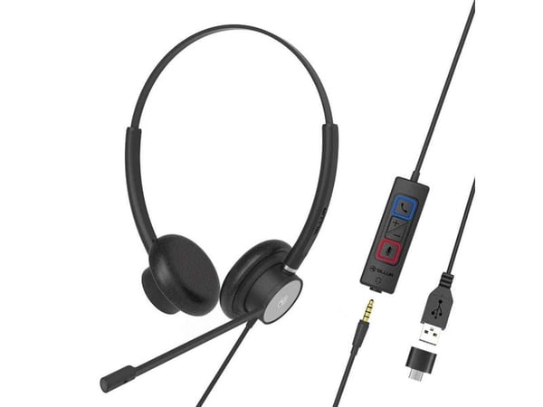 Tellur Voice 420, Kabel, 150 - 10000 hz, 132 g, Headset, Svart
