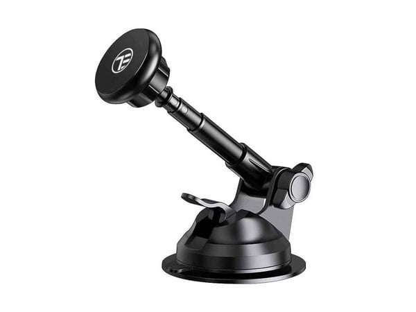 Tellur magnetisk telefonholder, sugekoppholder, justerbar, MUM, sort