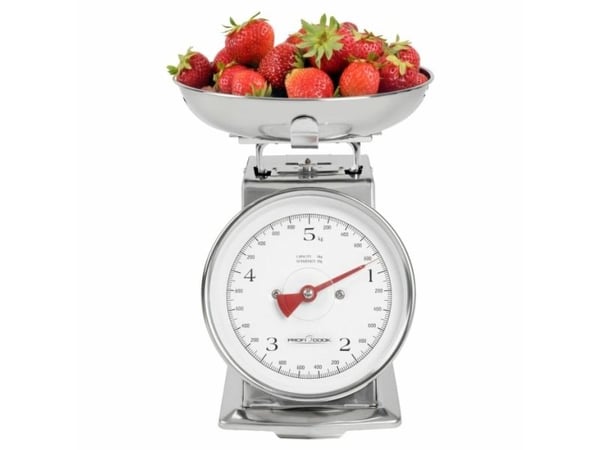 Profi Cook PC-KW 1247 Keittiövaaka mittausastialla Punnitusalue (max.)=5 kg ruostumatonta terästä (501247)