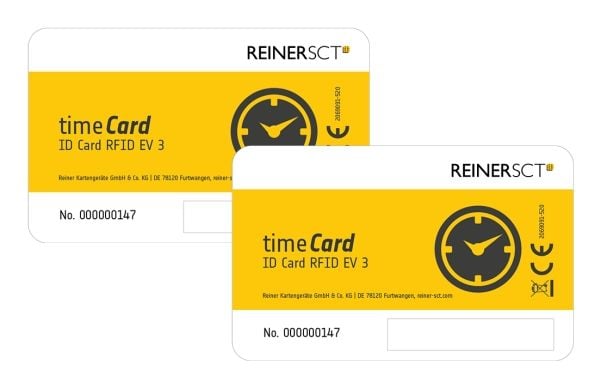 REINER SCT timeCard RFID-kortti 50 Premium RFID-sirukortit DES ev3 50s