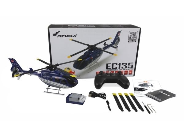Amewi EC135, Helikopter, 1:32, 16 år, 1200 mAh, 283 g