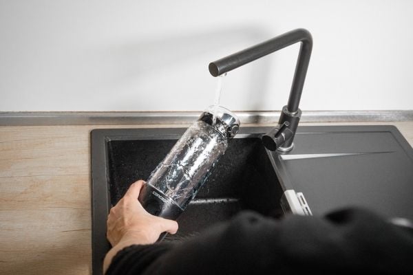 Concept SM4001, Bærbar blender, 0,58 l, Pulsfunksjon, Isknusing, 315 W, Sort, Rustfritt stål