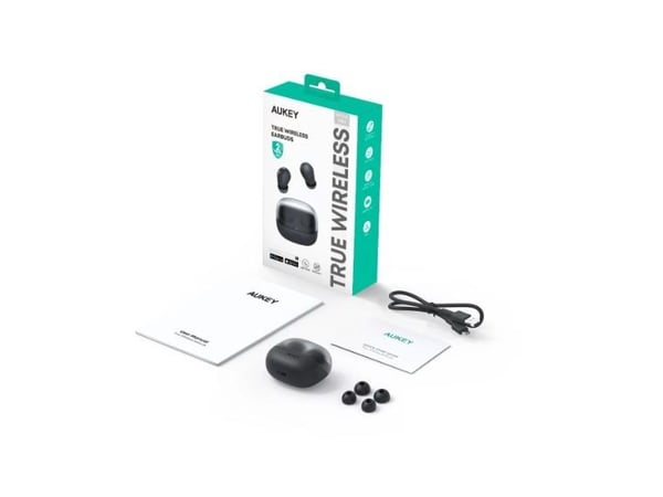 AUKEY EP-M3A, Trådløs, Audiofil, Hodetelefoner, Sort