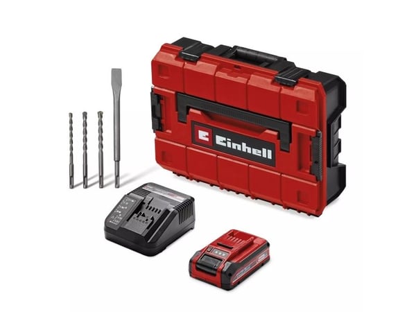 Einhell TP-HD 18/28 Li BL+4, Sort, Rød, Børsteløs motor, 2,8 cm, 1200 rpm, 3 J, 5500 IPM