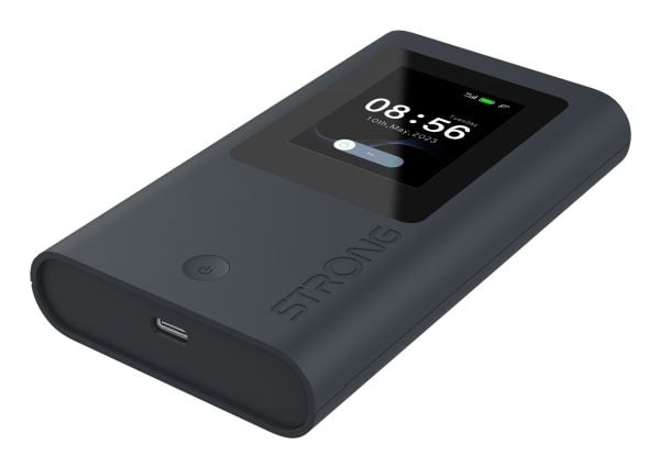 Strong 5GMIFIAX1800, Mobilnettverksruter, Svart, 802.11a, 802.11b, 802.11g, Wi-Fi 4 (802.11n), Wi-Fi 5 (802.11ac), Wi-Fi 6 (802.11ax), 574.1200 Mbi...