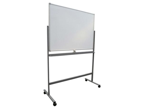 Mobil Whiteboard 1200x900 mm grå stel