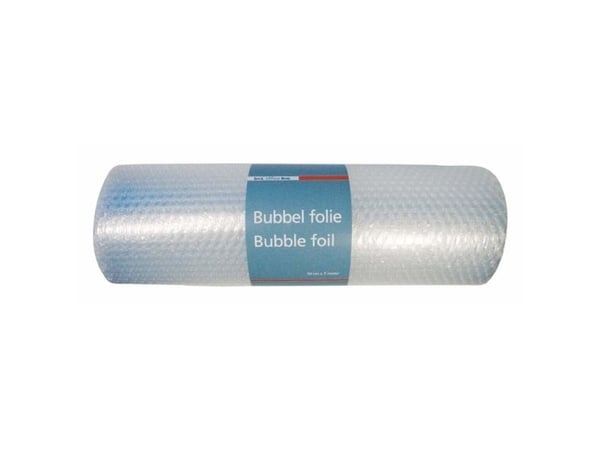 Boblefolie transparent 50 cm x 7m håndrulle