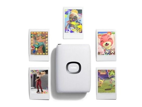 Fujifilm Fuji Tulostin - Instax Mini Link 2 Clay White - Splatoon 3 Bundle Kit (paketti)