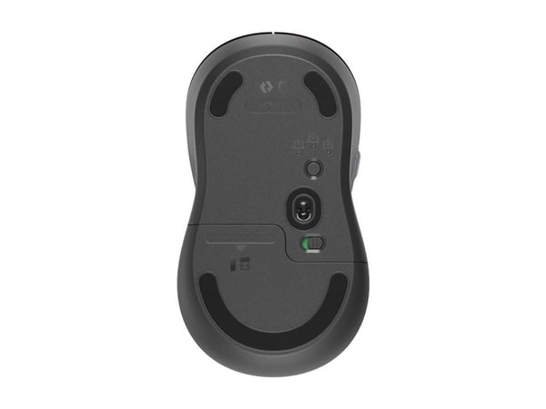 Logitech Signature M750 - Mus - optisk - 6 knapper - trådløs - 2.4 GHz, Bluetooth - Logitech Logi Bolt USB-mottaker - grafitt